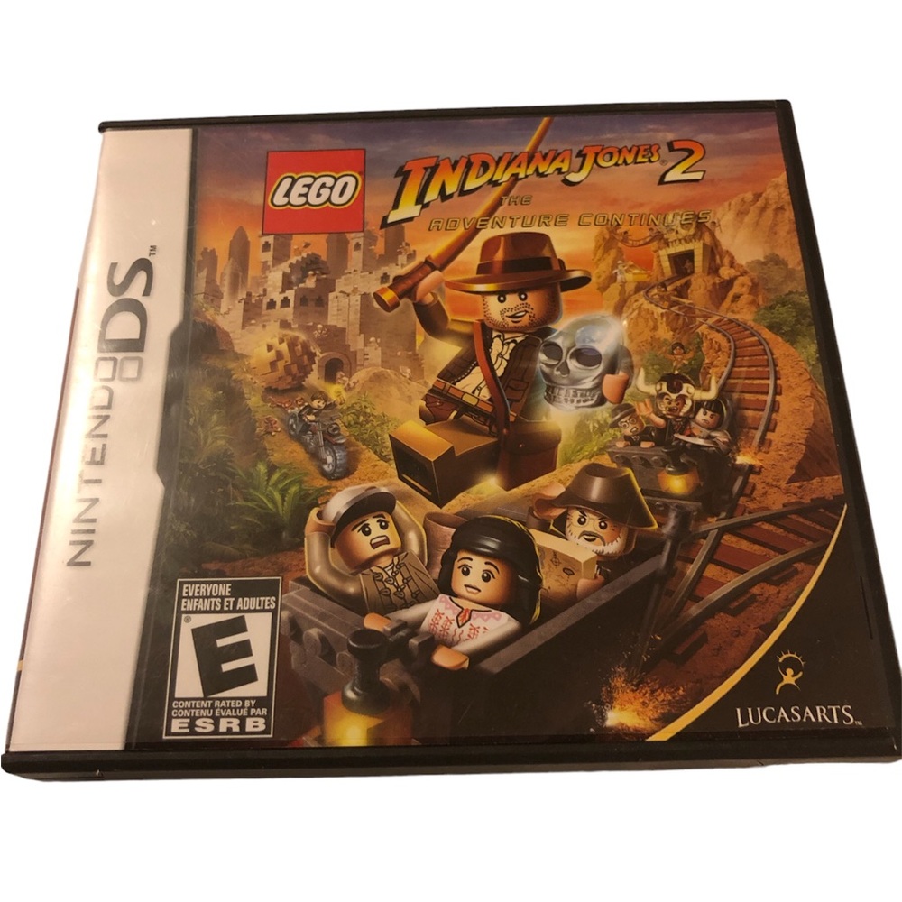 Nintendo DS Lego Indiana Jones 2 Game Tested with Manual